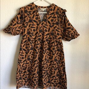 Goodthreads Women's Midi Dress in Black and‎ Tan Floral